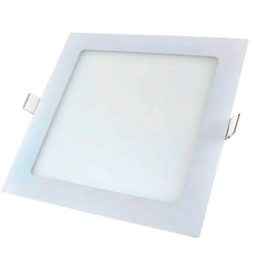 Painel LED Embutir 18W Quadrado Bivolt 6500K ou 3000K – Ourolux