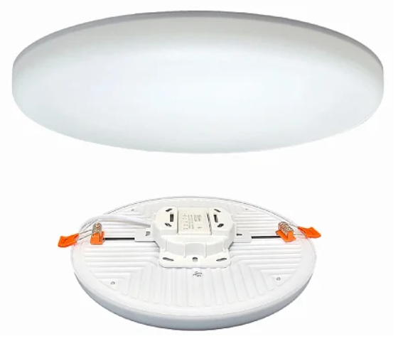 Painel Borda Infinita Redondo 12W 6500K (Bric) Embutir ou Sobrepor