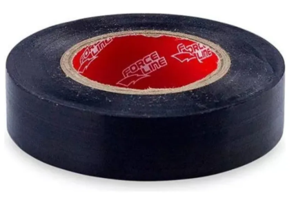 Fita Isolante Forceline Preta 20 Metros PVC Anti Chamas